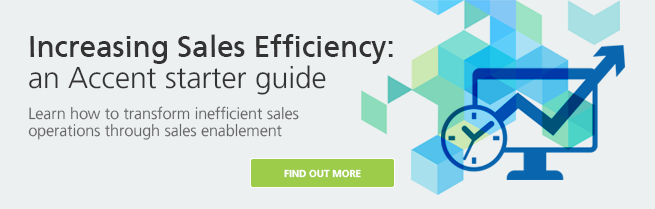 Click this button to take Accent's starter guide on sales efficiency 