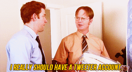 Dwight Schrute Twitter and social selling