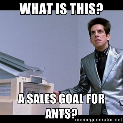 sales goal meme